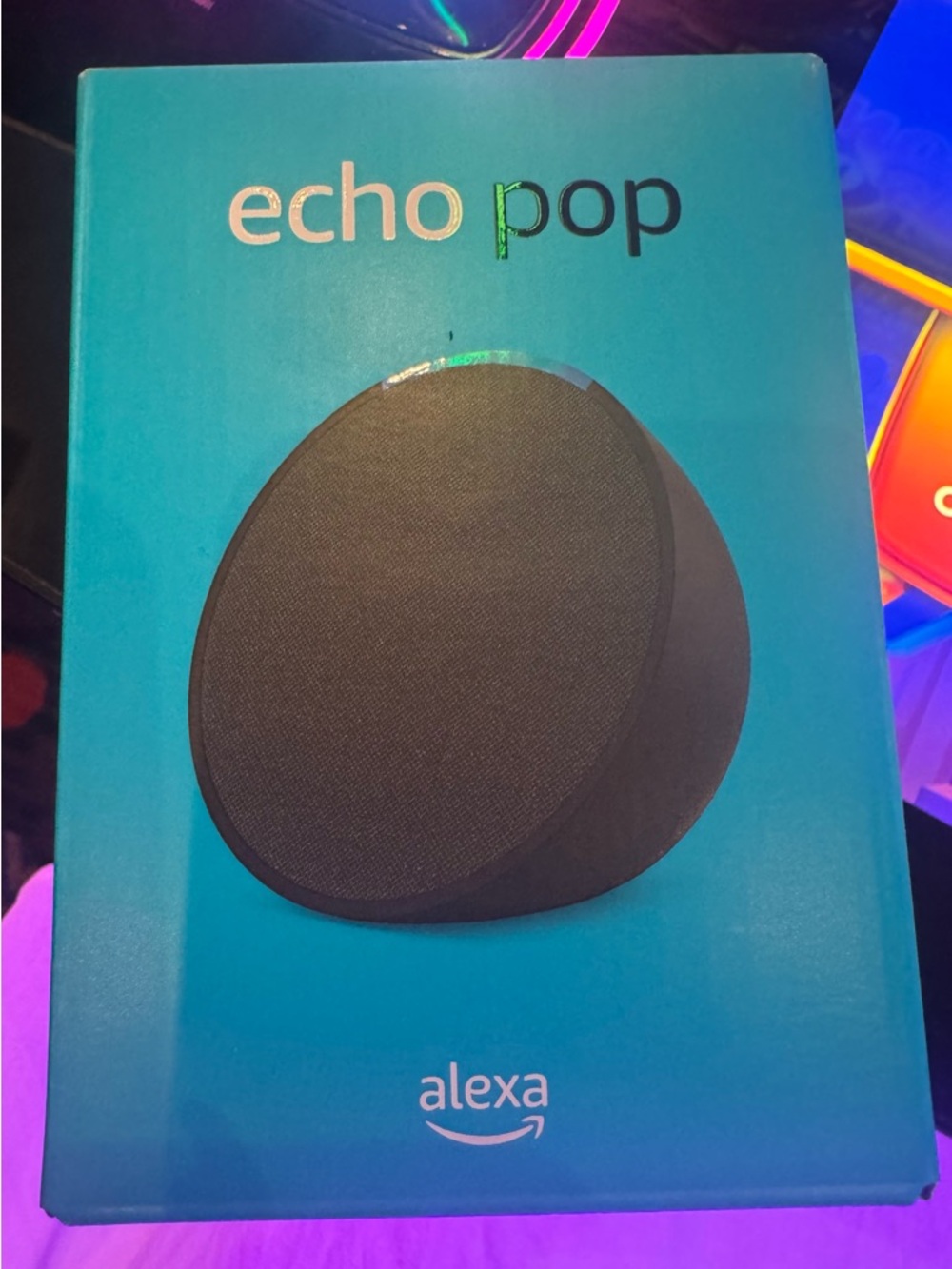 Amazon Echo Pop Smart Speaker - Teal Blue